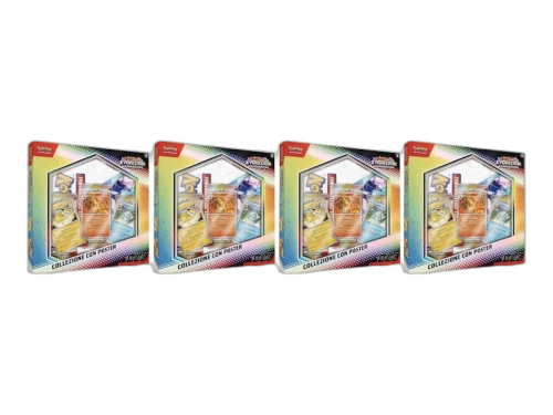 Pokémon Scarlet & Violet Prismatic Evolutions Expansion Poster Collection (Italian) 4x Lot