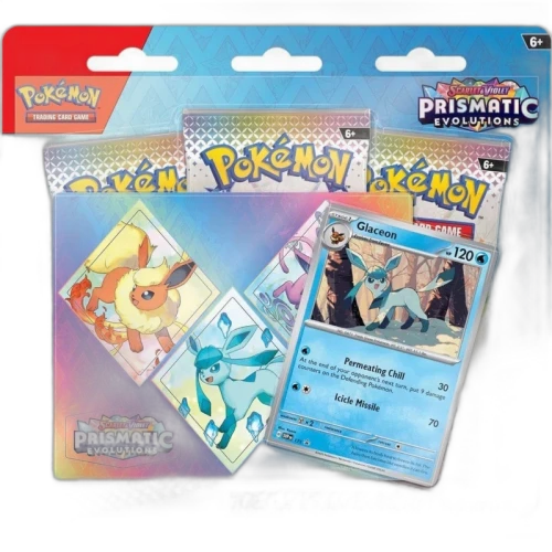 Pokèmon Scarlet & Violet Prismatic Evolutions Glaceon Tech Sticker Collection
