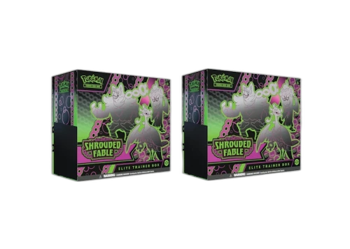 Pokémon Scarlet & Violet Shrouded Fable Elite Trainer Box 2x Lot