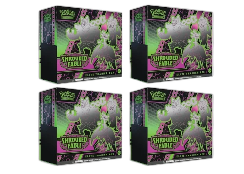 Pokémon Scarlet & Violet Shrouded Fable Elite Trainer Box 4x Lot