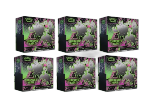 Pokémon Scarlet & Violet Shrouded Fable Elite Trainer Box 6x Lot