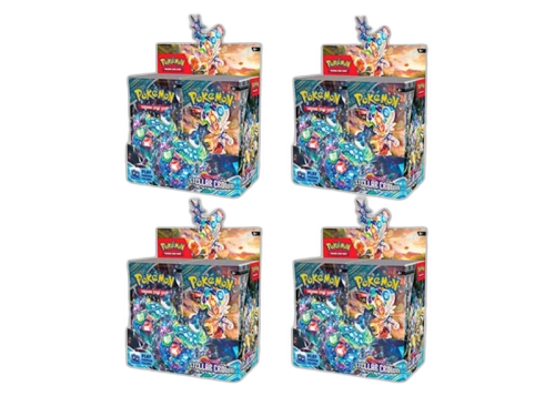 Pokémon Scarlet & Violet Stellar Crown Booster Box 4x Lot