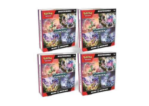Pokémon Scarlet Violet Temporal Forces Booster Bundle 4x Lot