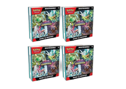 Pokémon Scarlet Violet Twilight Masquerade Booster Bundle 4x Lot
