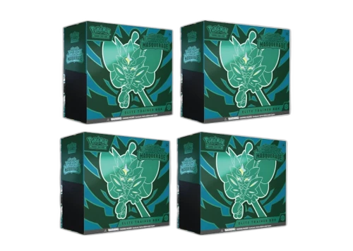 Pokémon Scarlet & Violet Twilight Masquerade Elite Tainer Box 4x Lot