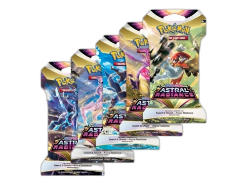 Pokémon Sword & Shield Astral Radiance Sleeved Booster Pack 5x Lot (Artwork May Vary)