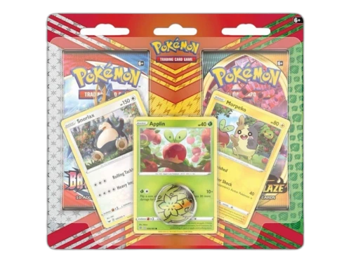 Pokémon Sword & Shield Fusion Strike & Chilling Reign (Snorlax, Applin, Morpeko) 2 Pack Blister