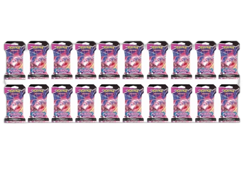 Pokémon Sword & Shield Fusion Strike Sleeved Booster Pack 20x Lot