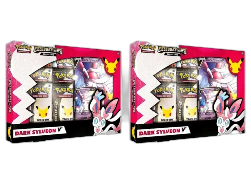 Pokémon TCG 25th Anniversary Celebrations V Box Dark Sylveon V 2x Lot