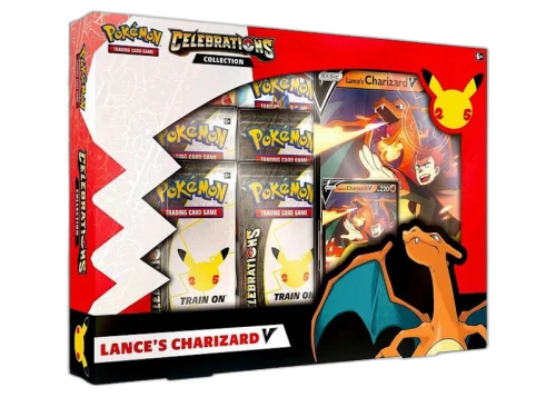 Pokémon TCG 25th Anniversary Celebrations V Box Lances Charizard V