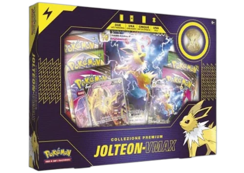 Pokémon TCG Jolteon V VMAX Premium Collection Box (Italian Version)