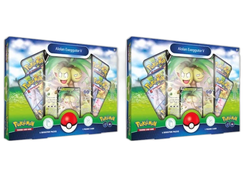Pokémon TCG Pokémon GO Alolan Exeggutor V Collection Box 2x Lot