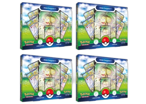 Pokémon TCG Pokémon GO Alolan Exeggutor V Collection Box 4x Lot