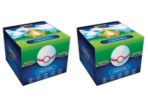 Pokémon TCG Pokémon GO Dragonite VSTAR Collection Box 2x Lot