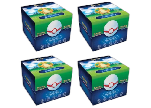 Pokémon TCG Pokémon GO Dragonite VSTAR Collection Box 4x Lot