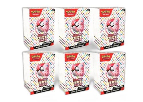 Pokémon TCG Scarlet & Violet 151 6pk Booster Bundle 6x Lot