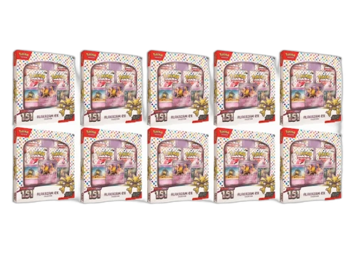 Pokémon TCG Scarlet & Violet 151 Alakazam ex Box 10x Lot