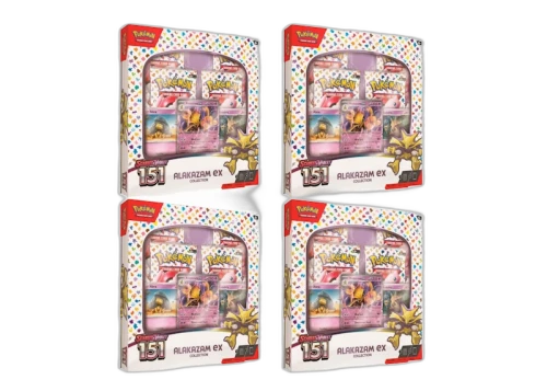 Pokémon TCG Scarlet & Violet 151 Alakazam ex Box 4x Lot