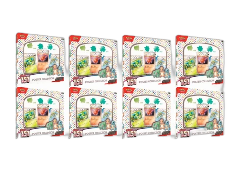 Pokémon TCG Scarlet & Violet 151 Poster Collection 8x Lot