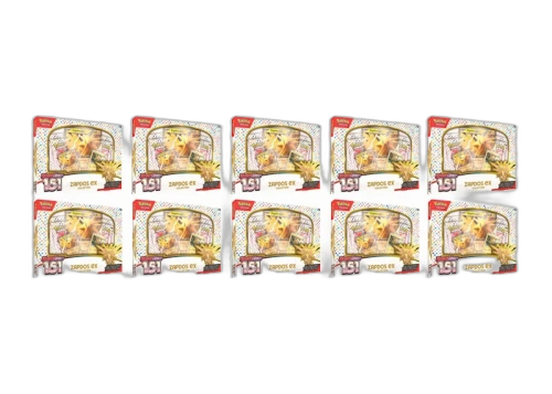 Pokémon TCG Scarlet & Violet 151 Zapdos ex Box 10x Lot