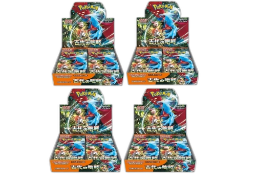 Pokémon TCG Scarlet & Violet Ancient Roar Expansion Pack 4x Lot (Japanese)