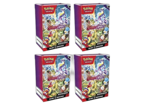Pokémon TCG Scarlet & Violet Booster Bundle 4x Lot