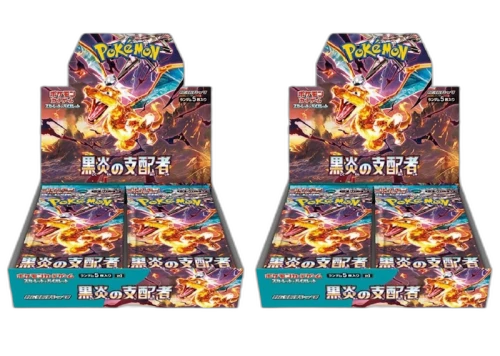 Pokémon TCG Scarlet & Violet Expansion Pack Ruler of the Black Flame Booster Box (Japanese) 2x Lot