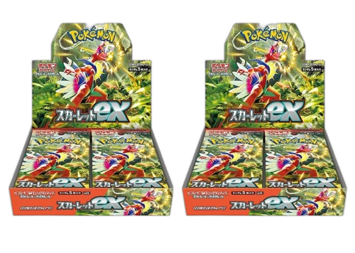 Pokémon TCG Scarlet & Violet Expansion Pack Scarlet ex Box (Japanese) 2x Lot