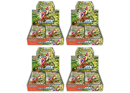 Pokémon TCG Scarlet & Violet Expansion Pack Scarlet ex Box (Japanese) 4x Lot