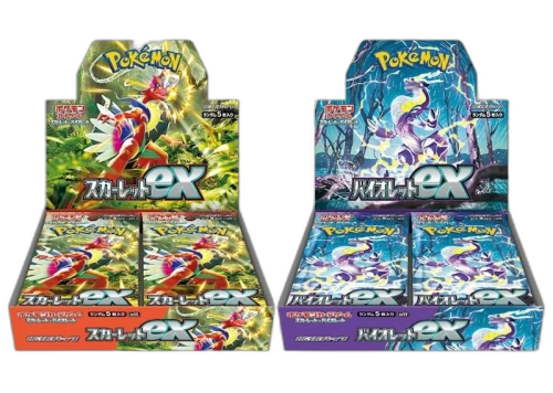 Pokémon TCG Scarlet & Violet Expansion Pack Scarlet ex & Violet ex Box (Japanese) 2x Bundle
