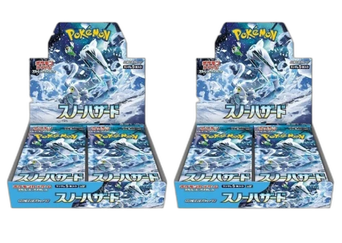 Pokémon TCG Scarlet & Violet Expansion Pack Snow Hazard Booster Box (Japanese) 2x Lot