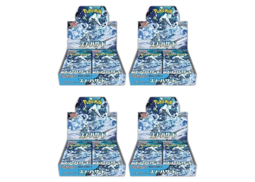Pokémon TCG Scarlet & Violet Expansion Pack Snow Hazard Booster Box (Japanese) 4x Lot