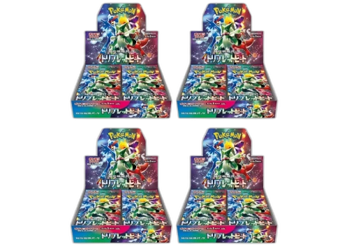 Pokémon TCG Scarlet & Violet Expansion Pack Triplet Beat Box (Japanese) 4x Lot