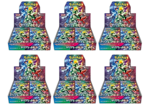 Pokémon TCG Scarlet & Violet Expansion Pack Triplet Beat Box (Japanese) 6x Lot