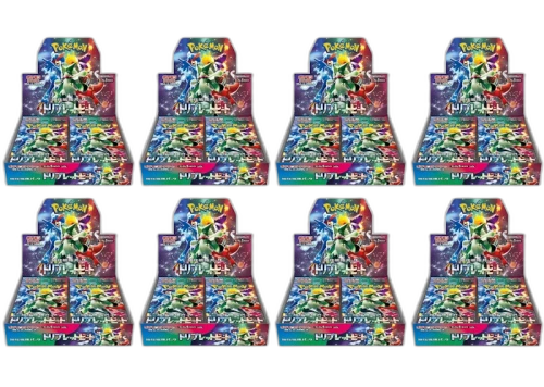 Pokémon TCG Scarlet & Violet Expansion Pack Triplet Beat Box (Japanese) 8x Lot