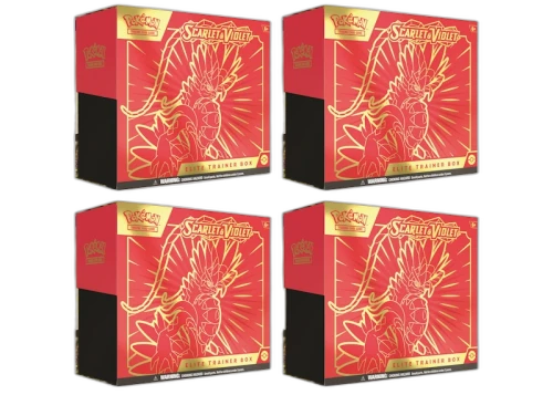 Pokémon TCG Scarlet & Violet Koraidon Elite Trainer Box 4x Lot