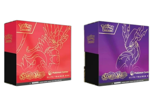 Pokémon TCG Scarlet & Violet Koraidon/Miraidon Pokémon Center Elite Trainer Box 2x Bundle