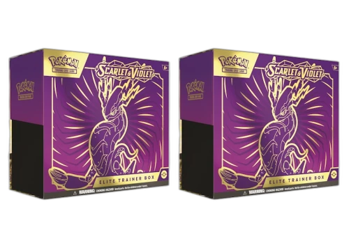 Pokémon TCG Scarlet & Violet Miraidon Elite Trainer Box 2x Lot