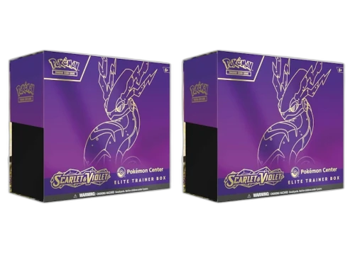 Pokémon TCG Scarlet & Violet Miraidon Pokémon Center Elite Trainer Box 2x Lot