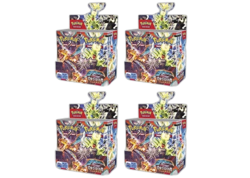 Pokémon TCG Scarlet & Violet Obsidian Flames Booster Box 4x Lot