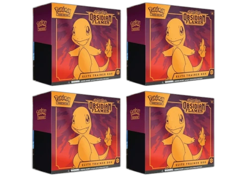 Pokémon TCG Scarlet & Violet Obsidian Flames Elite Trainer Box 4x Lot