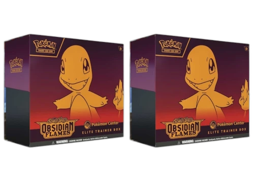 Pokémon TCG Scarlet & Violet Obsidian Flames Pokémon Center Elite Trainer Box 2x Lot