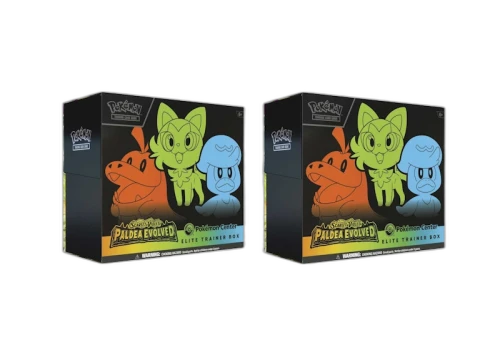 Pokémon TCG Scarlet & Violet Paldea Evolved Pokémon Center Elite Trainer Box 2x Lot