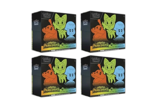 Pokémon TCG Scarlet & Violet Paldea Evolved Pokémon Center Elite Trainer Box 4x Lot