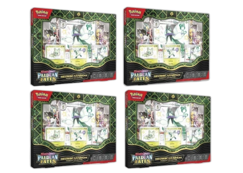Pokémon TCG Scarlet & Violet Paldean Fates Meowscarada ex Premium Collection 4x Lot