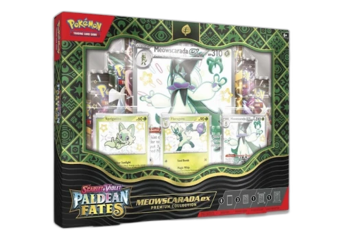 Pokémon TCG Scarlet & Violet Paldean Fates Meowscarada ex Premium Collection