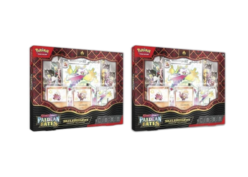 Pokémon TCG Scarlet & Violet Paldean Fates Skeledirge ex Premium Collection 2x Lot