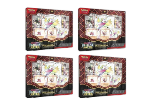 Pokémon TCG Scarlet & Violet Paldean Fates Skeledirge ex Premium Collection 4x Lot