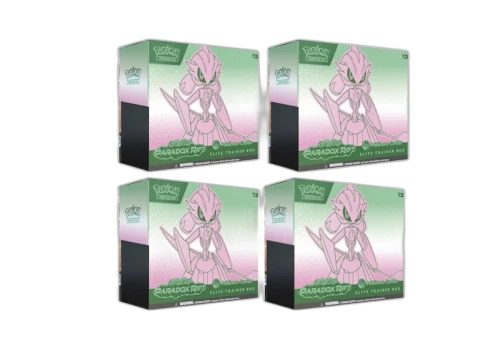 Pokémon TCG Scarlet & Violet Paradox Rift Iron Valiant Pokemon Center Elite Trainer Box 4x Lot