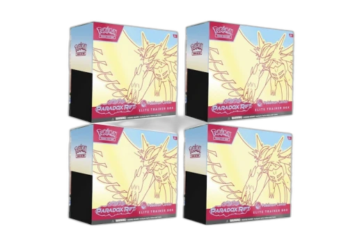 Pokémon TCG Scarlet & Violet Paradox Rift Roaring Moon Pokemon Center Elite Trainer Box 4x Lot